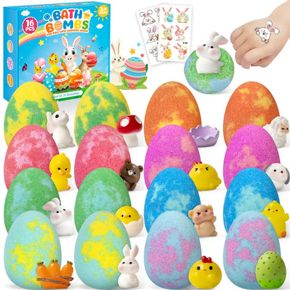 Easter Surprise Bath Bomb Set For Kids — 16 Pack