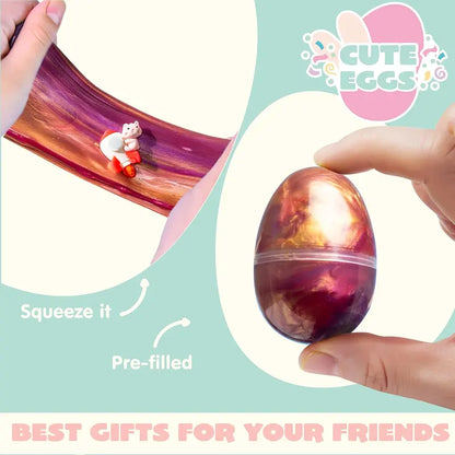Huevos de Pascua de slime Galaxy Slime Pop™ precargados (paquete de 12)