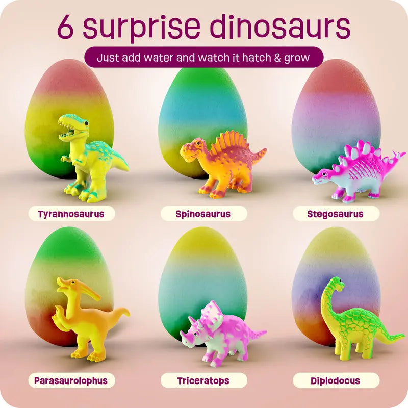 Huevos de dinosaurio Dino Hatch™ que se activan con agua (paquete de 6)
