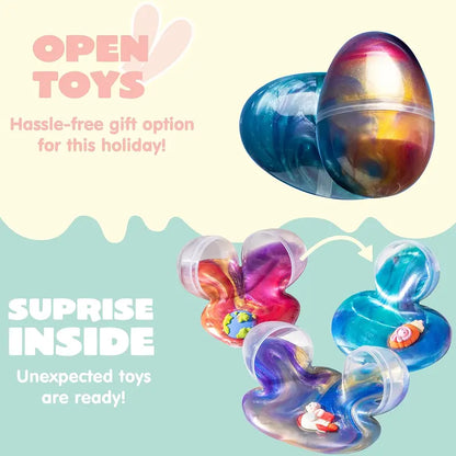 Huevos de Pascua de slime Galaxy Slime Pop™ precargados (paquete de 12)