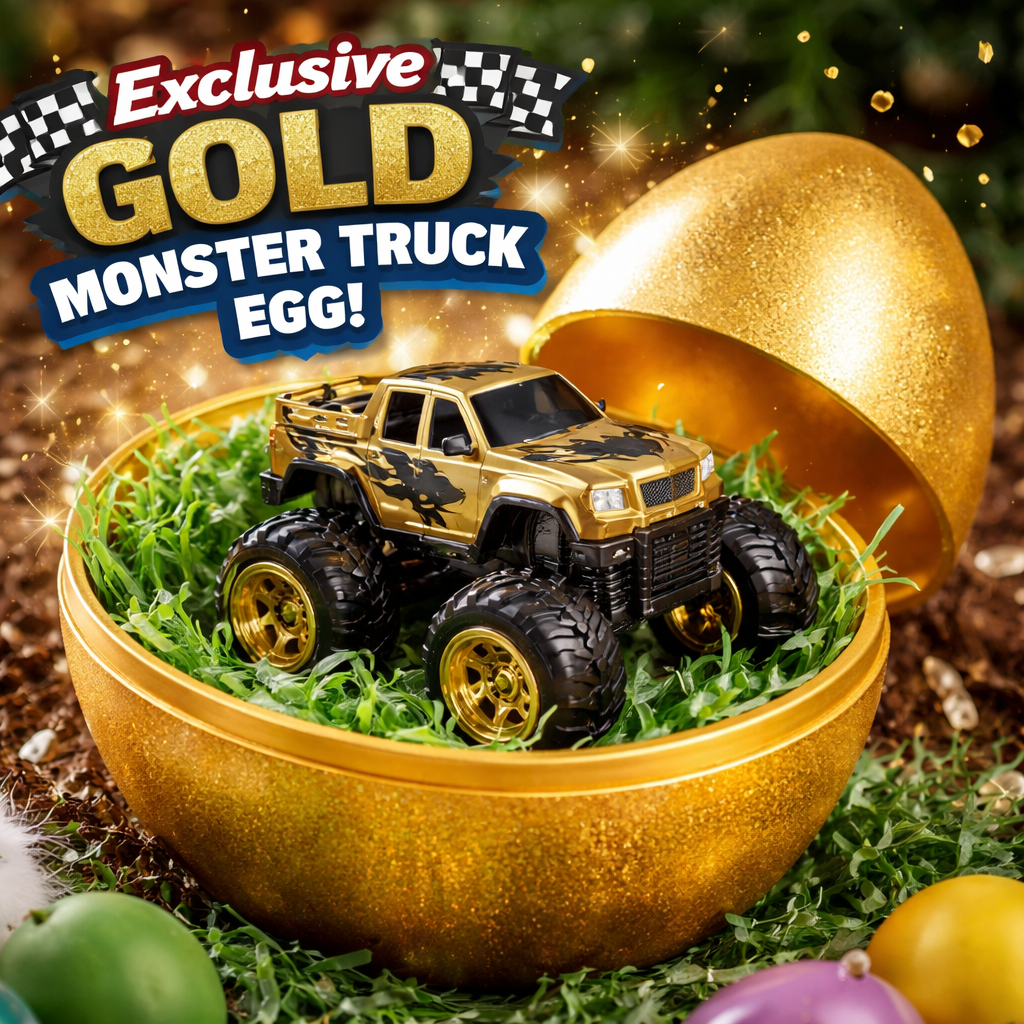 Huevo de Monster Truck Exclusivo – EDICIÓN DORADA